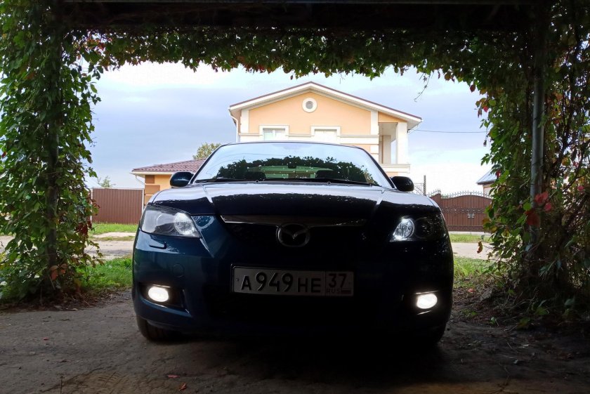 Регулировка ПТФ Мазда 3 БК