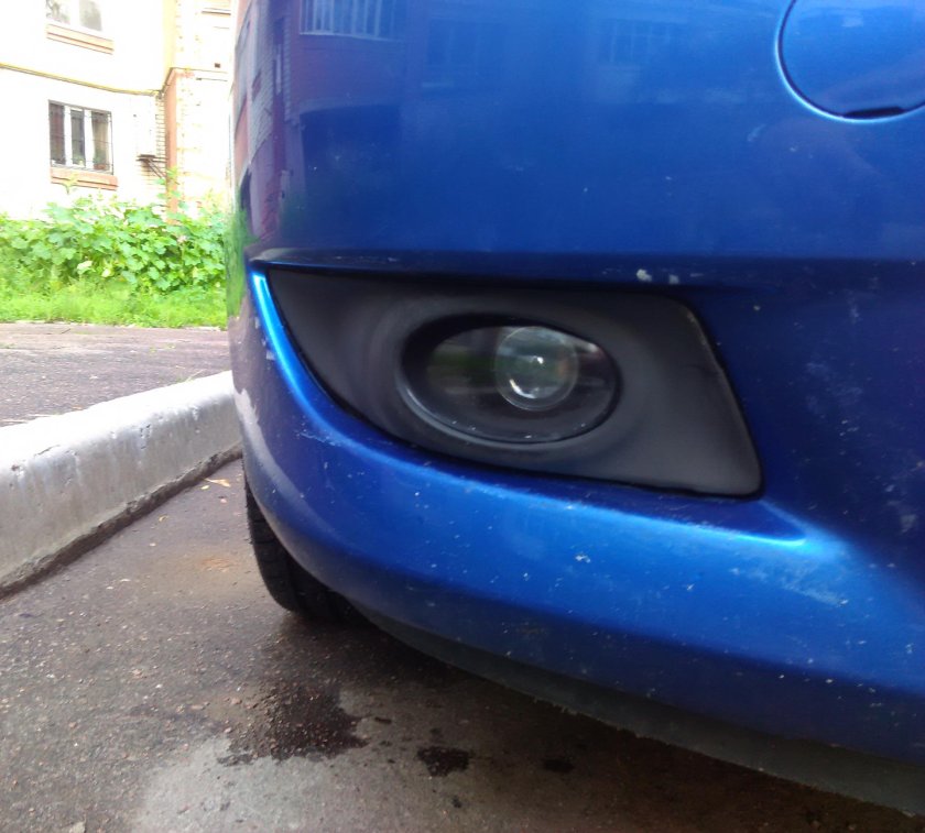 Линзы в ПТФ Mazda 3 BK