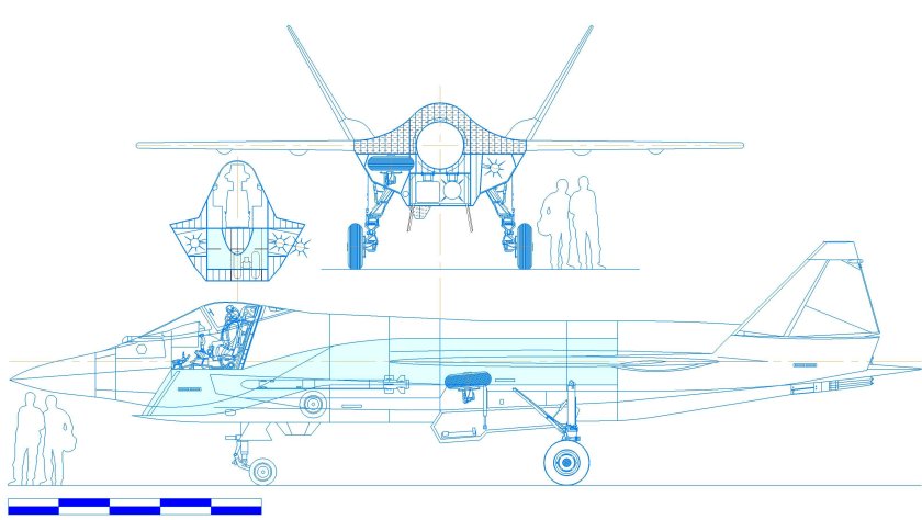 Су-75 самолет чертежи