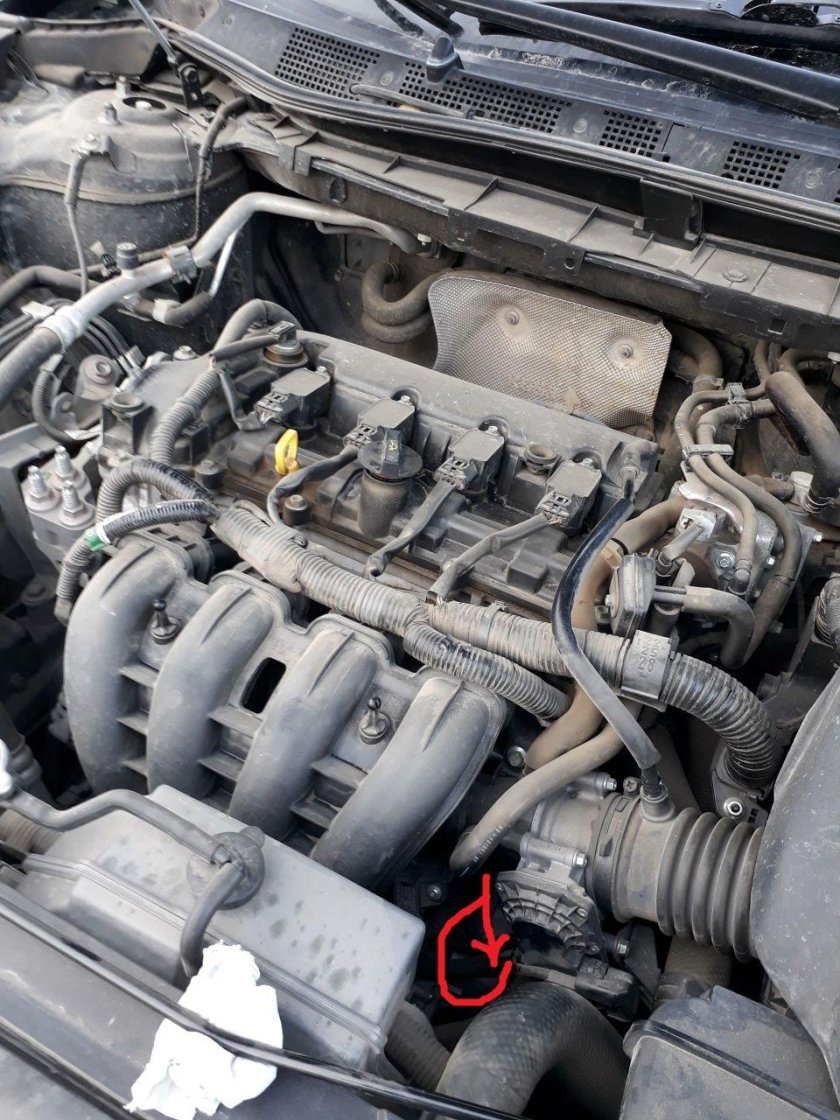 Номер двигателя Мазда 2.5