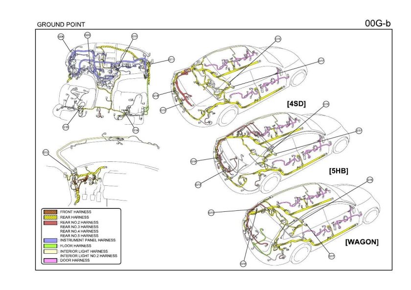 Схема электрооборудования Мазда 6 gg