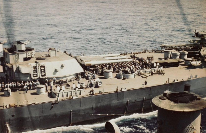 Линкор Миссури 1945