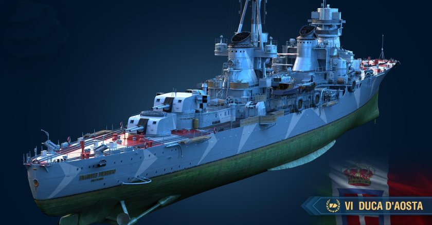 Duca d'Aosta крейсер