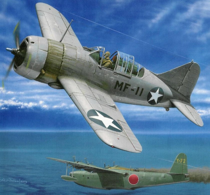 F2a Buffalo самолёт