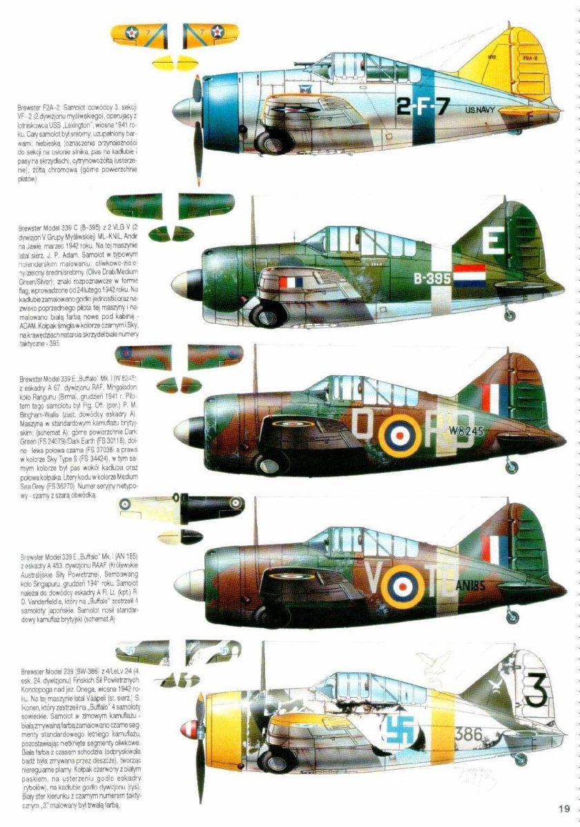 Брюстер Буффало самолет