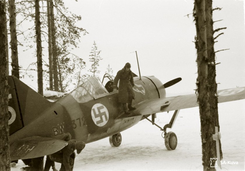 Brewster Buffalo истребитель