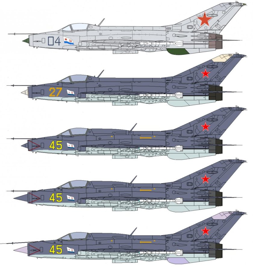 Альтернативные палубные истребители миг-19к