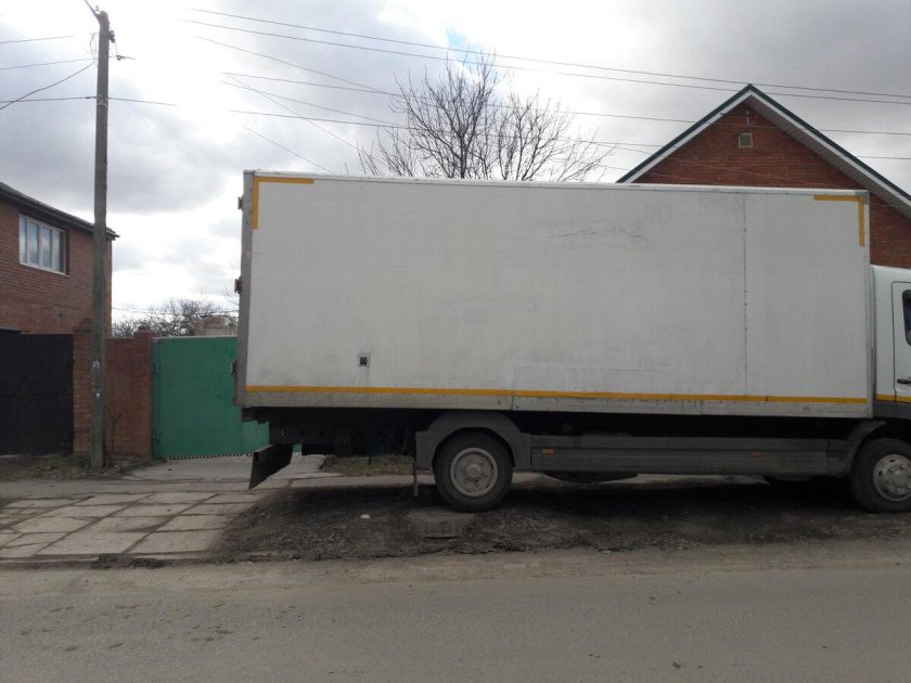 Ман л2000 размер фургона будки