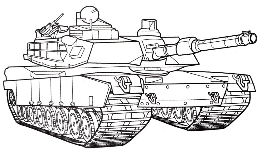 Раскраска танки т 72