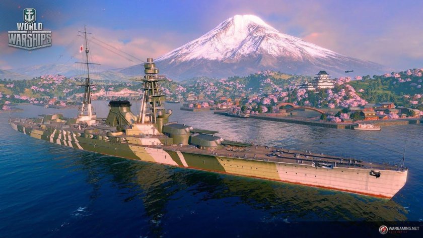 Линкор Амаги в World of Warships