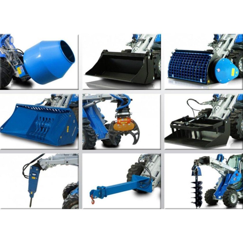 Мини погрузчик Заубер навесное оборудование