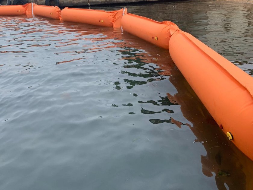 Самонадувные боновые заграждения