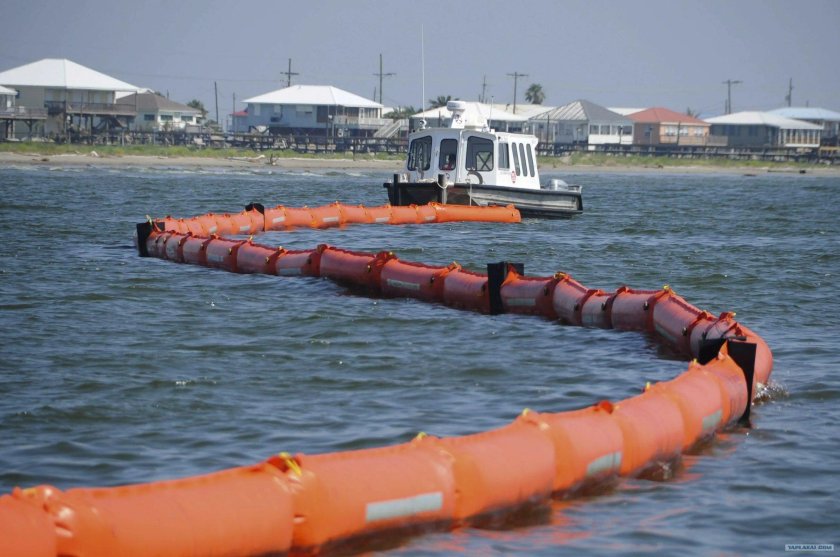 Боновые заграждения нефть