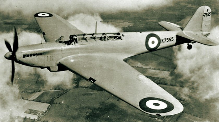 Fairey "Fulmar", истребитель