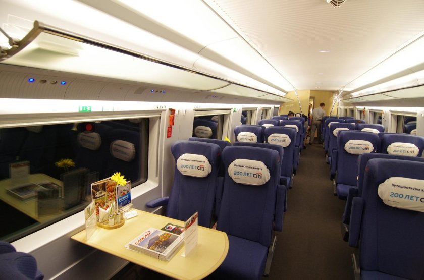 Питер Сапсан вагон