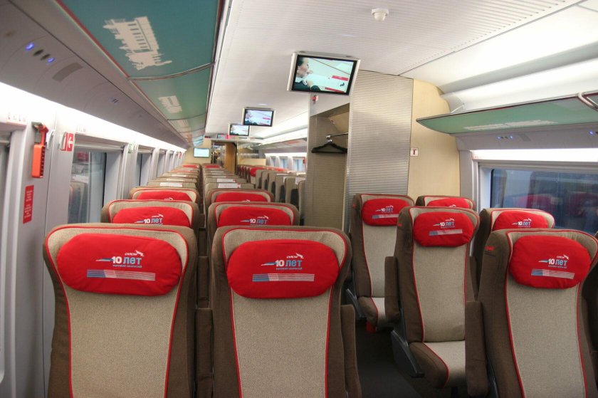 Сапсан 10 вагон