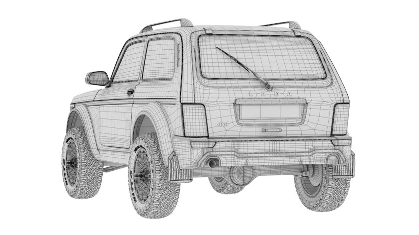 Lada Niva Blueprint