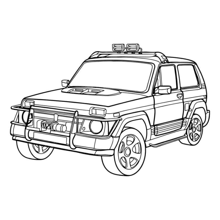 ВАЗ 2131 Нива раскраска