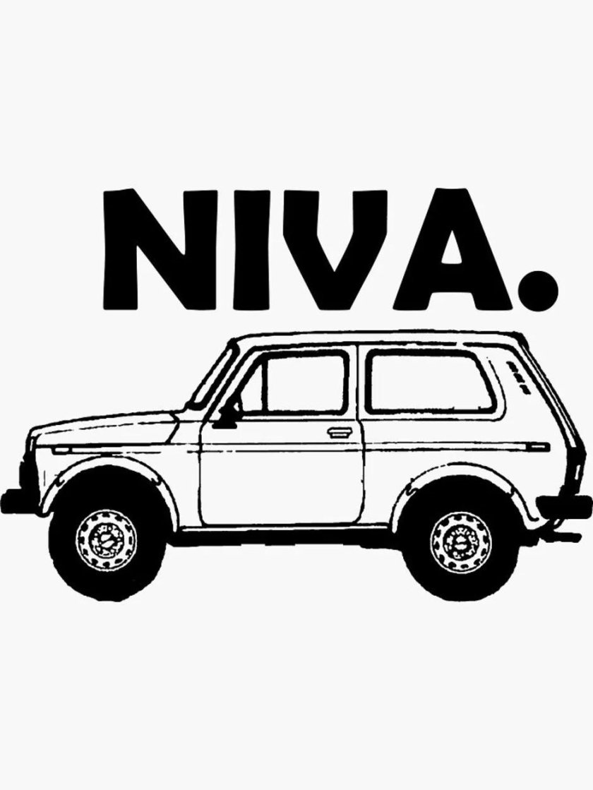 Лада Нива 4х4 значок