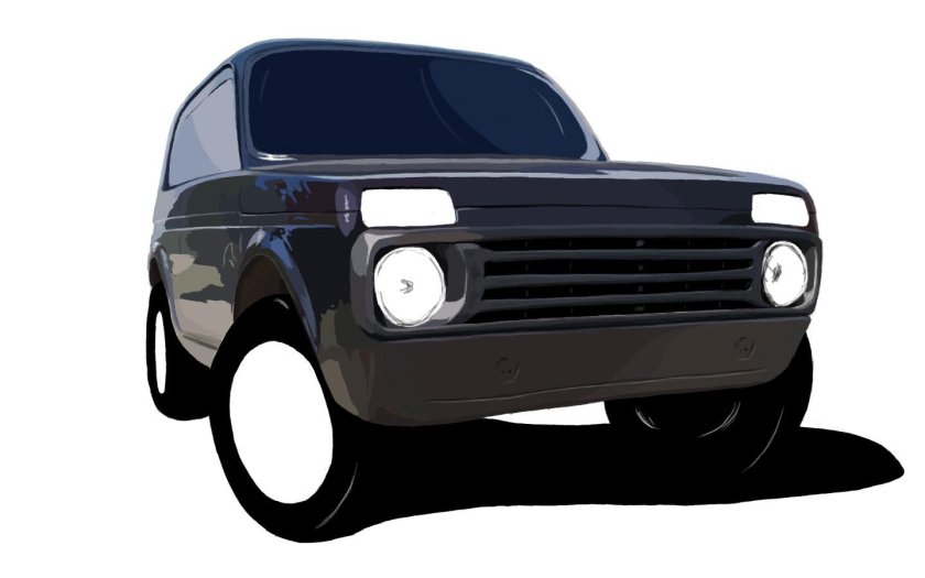 Раскраска Нива Урбан