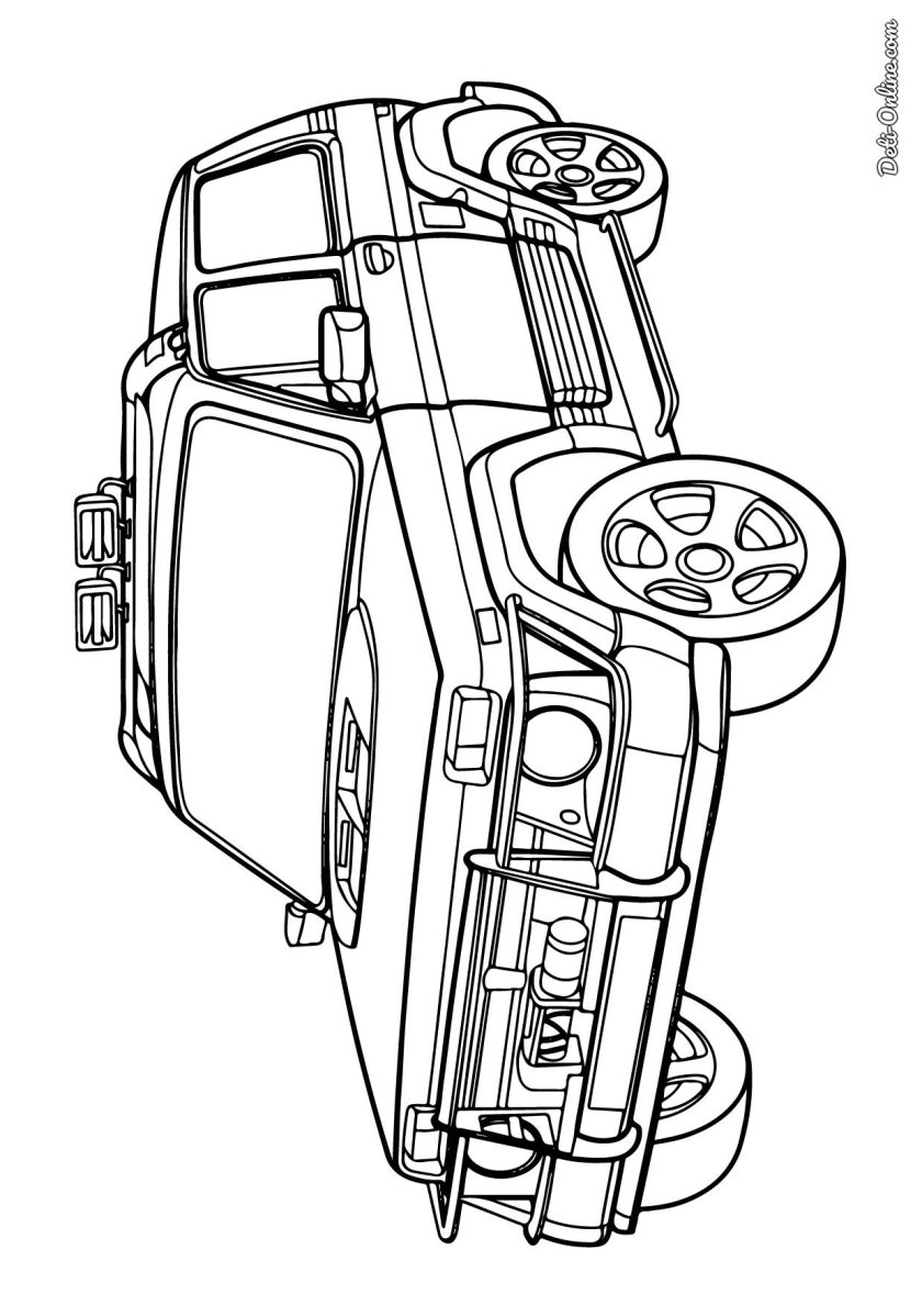 Раскраска десятка машина