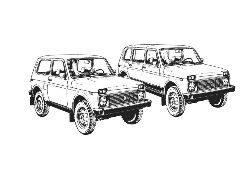 Раскраска ВАЗ 2121 Нива