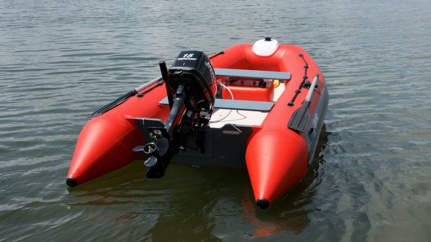 Катер с мотором Меркури