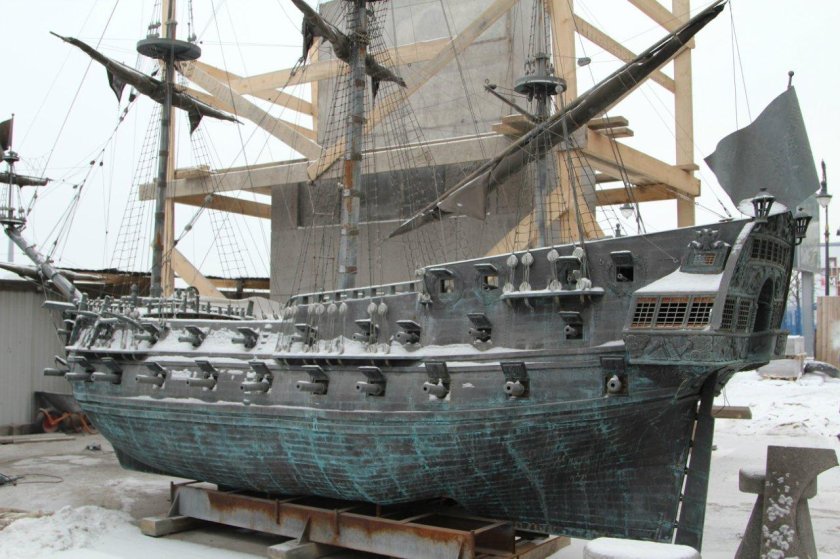 Корабль Полтава Петра 1