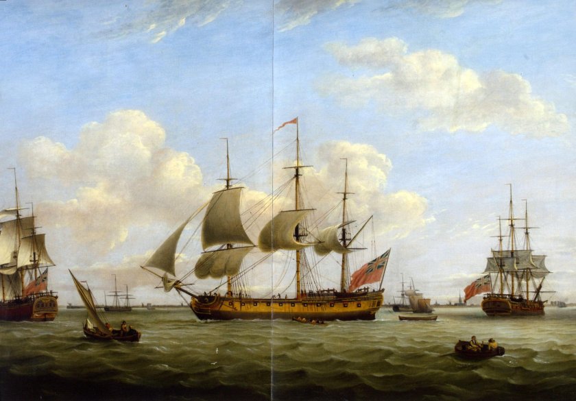 HMS Chatham 1741 яхта