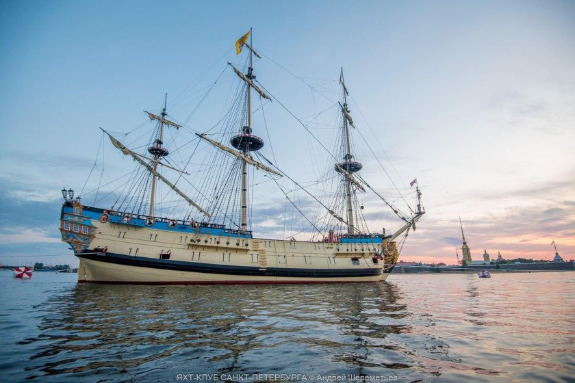 Корабль Полтава Петра 1