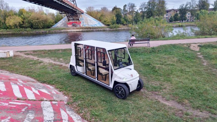 Купить электро минивэн прогулочный шаттл