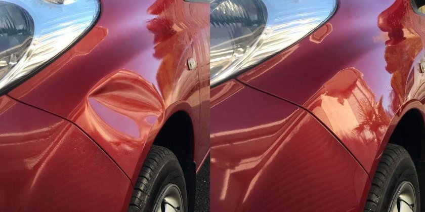 Вакуумная рихтовка вмятин на авто