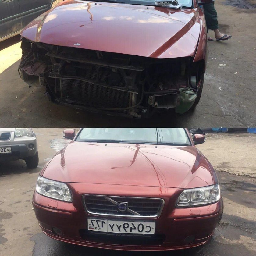 Кузовной ремонт до и после фото