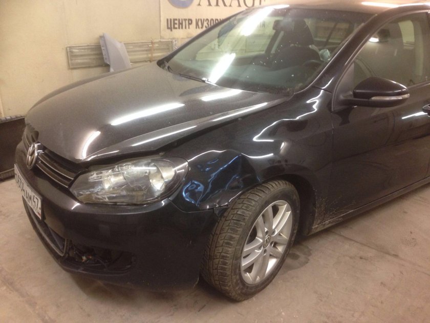 Покраска гольф 6