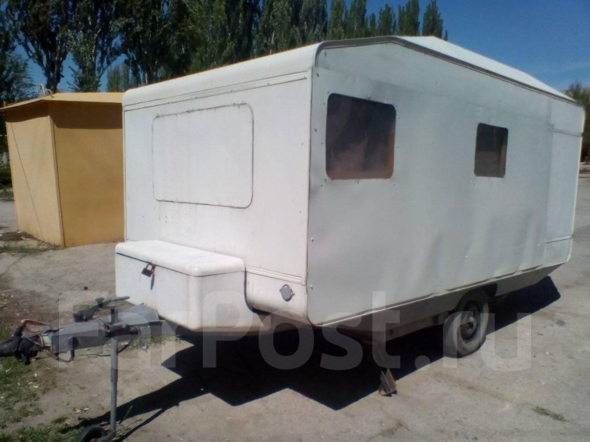 МАЗ 8132 прицеп дача