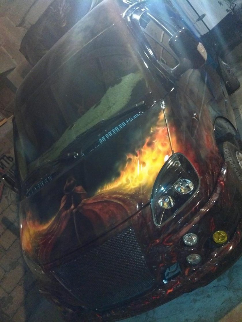 Аэрография на Газель