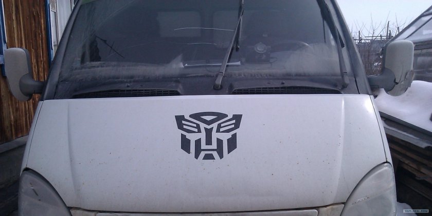 Наклейка на капот Газель Некст