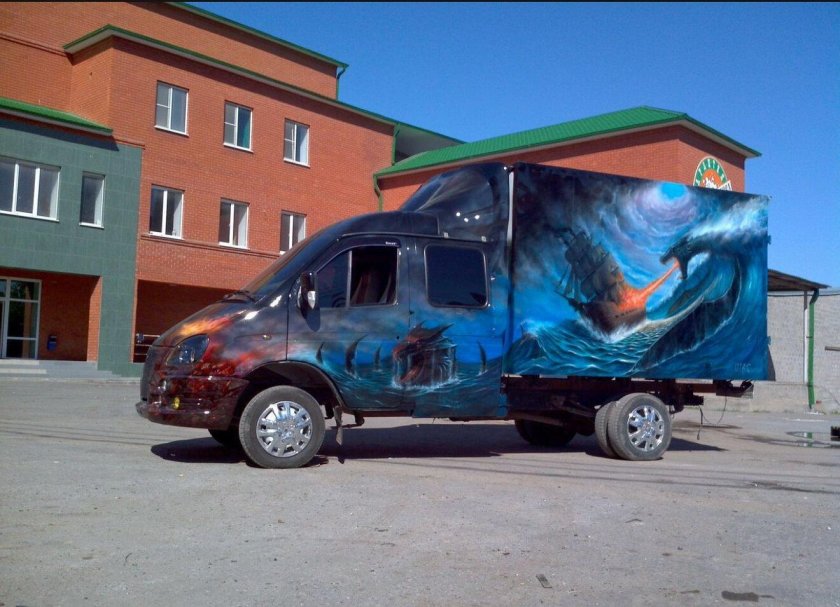 Газель Боровая 5 мест синяя