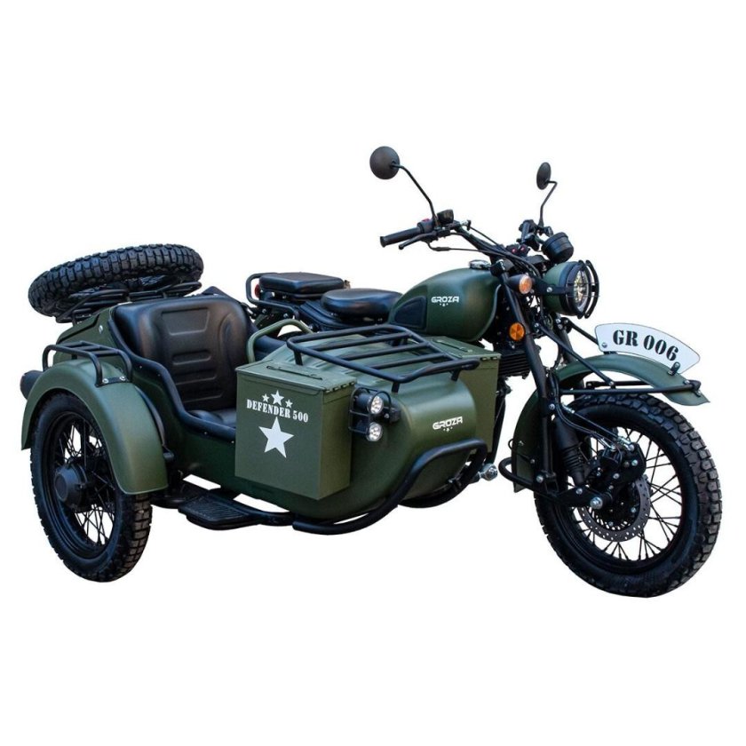 Groza Defender 500 мотоцикл с коляской