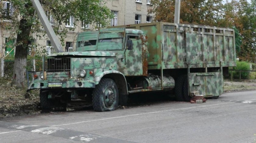КРАЗ 255 брошенный