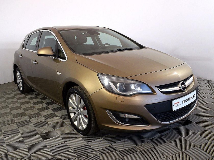 Opel Astra j 2012 коричневый