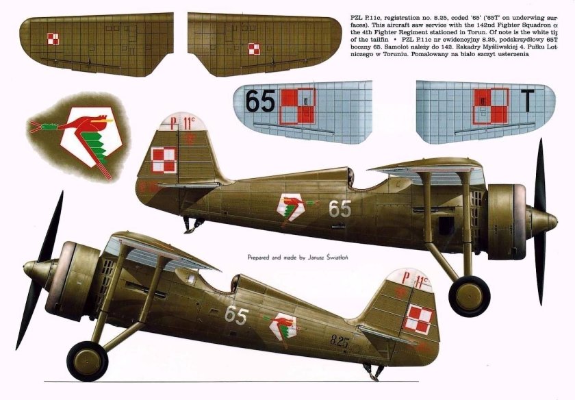 Польский истребитель PZL P.11a
