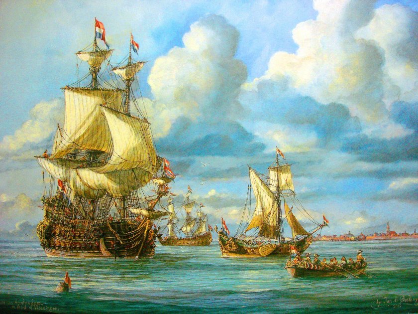 Голландский Галеон 16 века