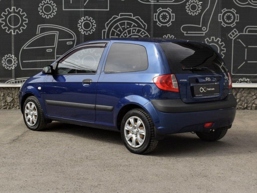 Хендай Гетц 2007 синий