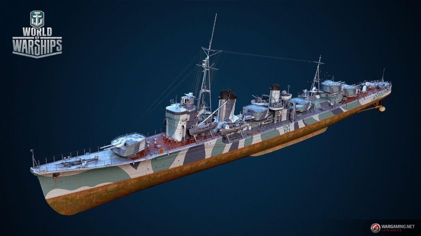 Эсминец asashio World of Warships