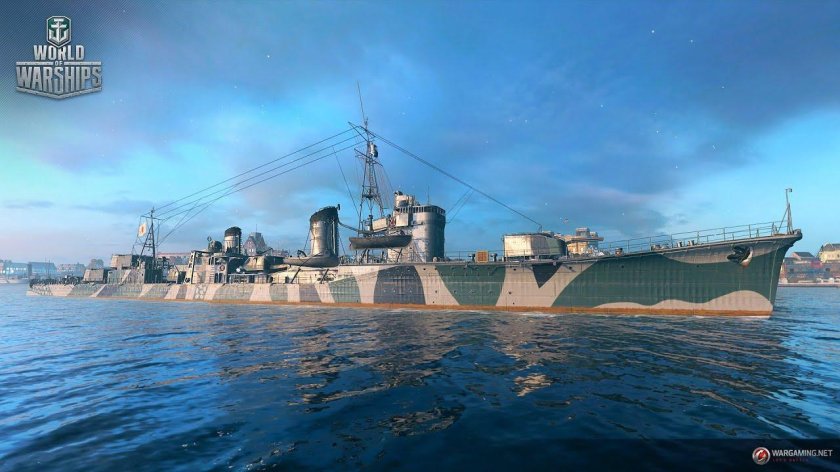 Эсминец asashio World of Warships