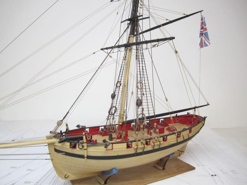Корабль куттер 18 века