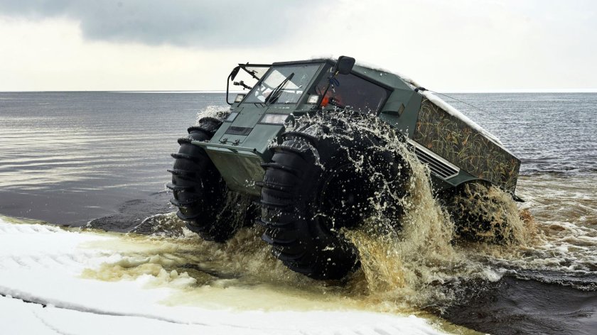 Вездеход болотоход Шерп