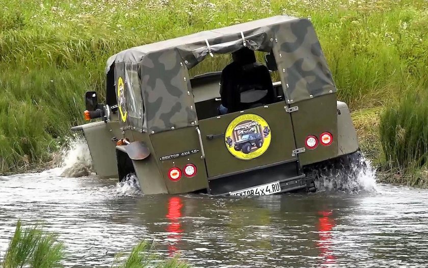Вездеход-амфибия Vektor 4x4