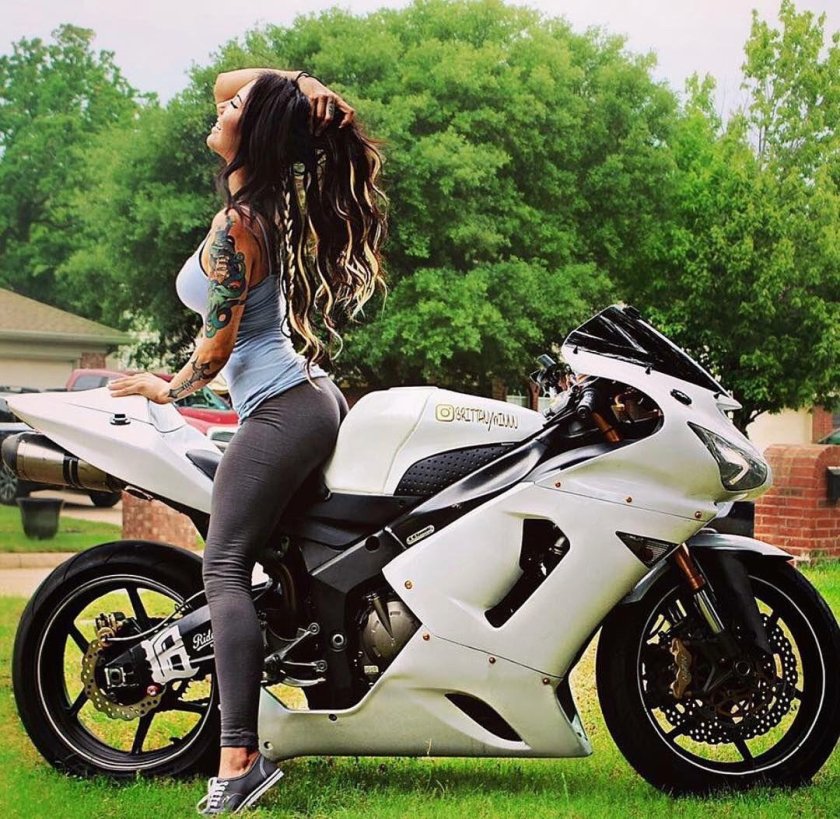 Мария Басова мотоциклистка
